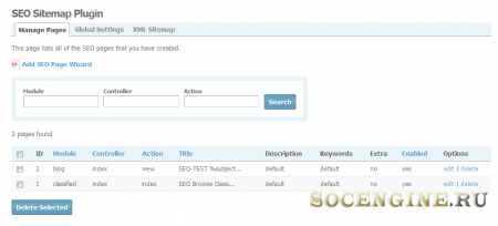 SocialEngine SEO / Sitemap Plugin