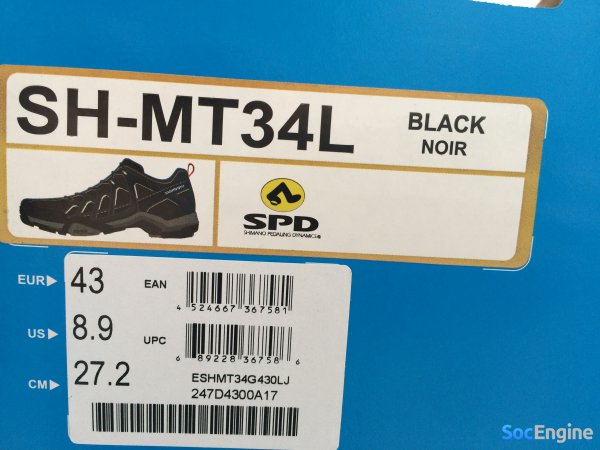 Коробка от ботинок Shimano MT34 MTB SPD